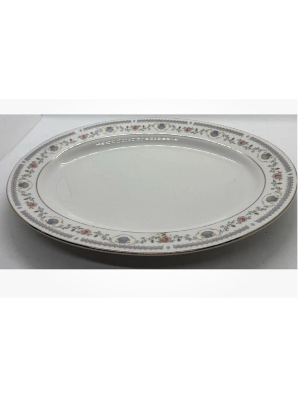 Vintage Sango China "Tivoli" 14" Oval Turkey Serving Platter Retired 1997 EUC
